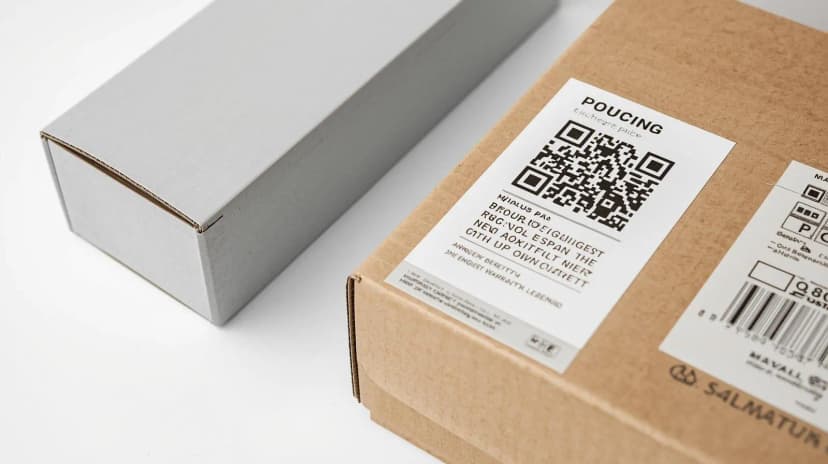 Packaging with QR Code